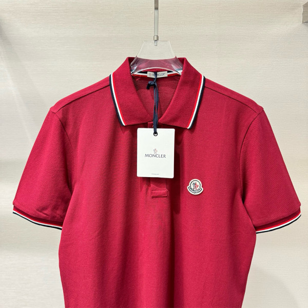 Moncler, Heren Polo, Rood