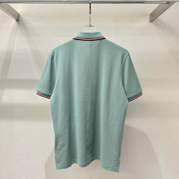 Moncler, Men's Polo, Green