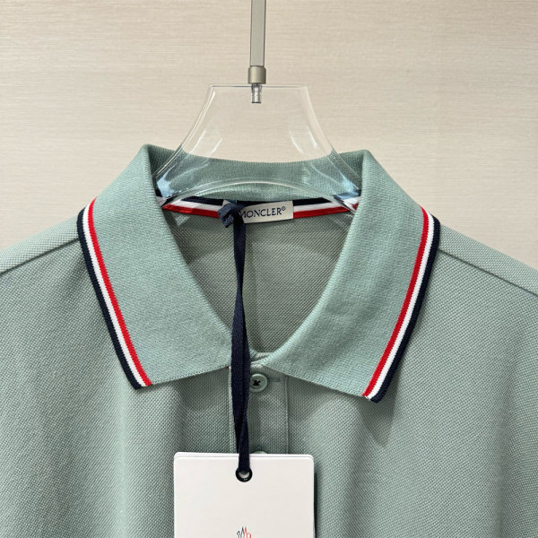 Moncler, Men's Polo, Green