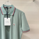 Moncler, Men's Polo, Green