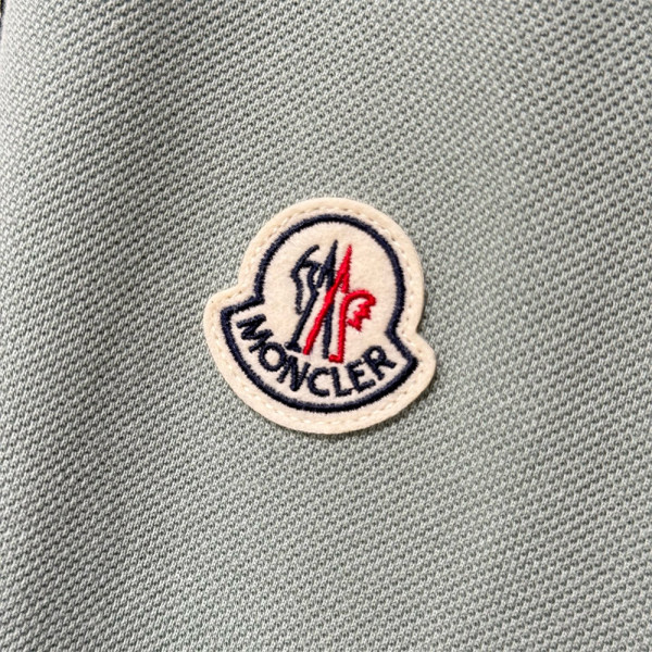 Moncler, Men's Polo, Green