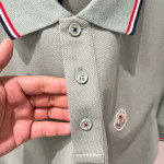 Moncler, Men's Polo, Green