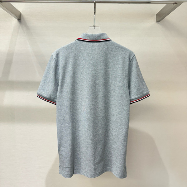 Moncler, Men's Polo, Grey