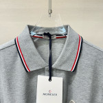 Moncler, Men's Polo, Grey
