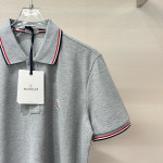 Moncler, Men's Polo, Grey