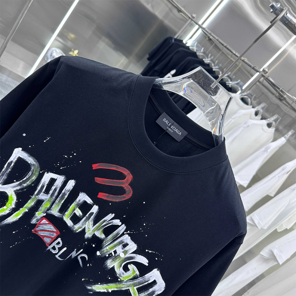 Balenciaga, Men's T-Shirt, Black