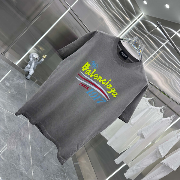 Balenciaga, Men's T-Shirt, Grey