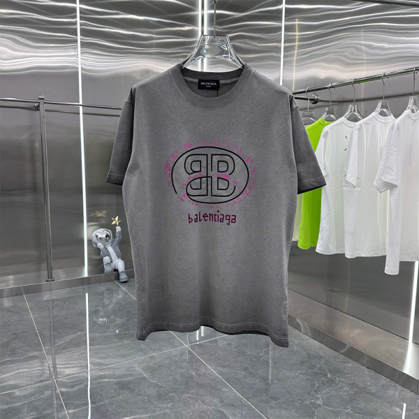 Balenciaga, Men's T-Shirt, Grey