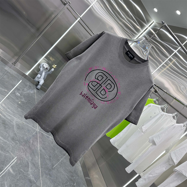 Balenciaga, Men's T-Shirt, Grey