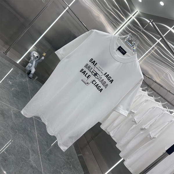 Balenciaga, Men's T-Shirt, White