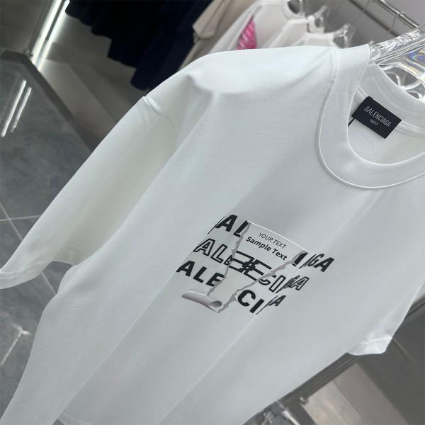 Balenciaga, Men's T-Shirt, White