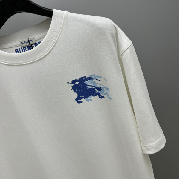 Burberry, Men's T-Shirt, White