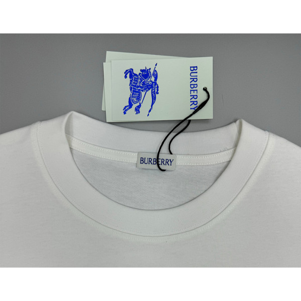 Burberry, Men's T-Shirt, White