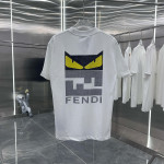Fendi, Men's T-Shirt, White