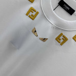 Fendi, Men's T-Shirt, White