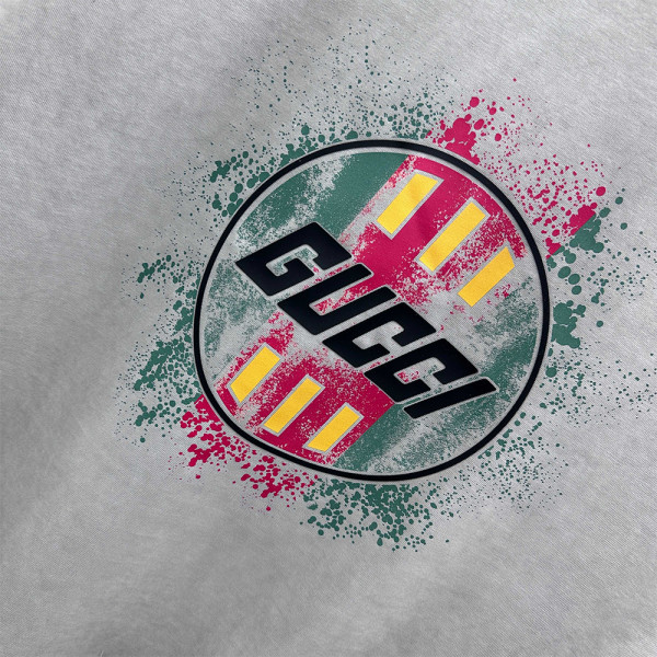 Gucci, Men's T-Shirt, Grey