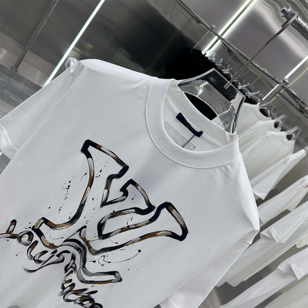 Louis Vuitton, Men's T-Shirt, White