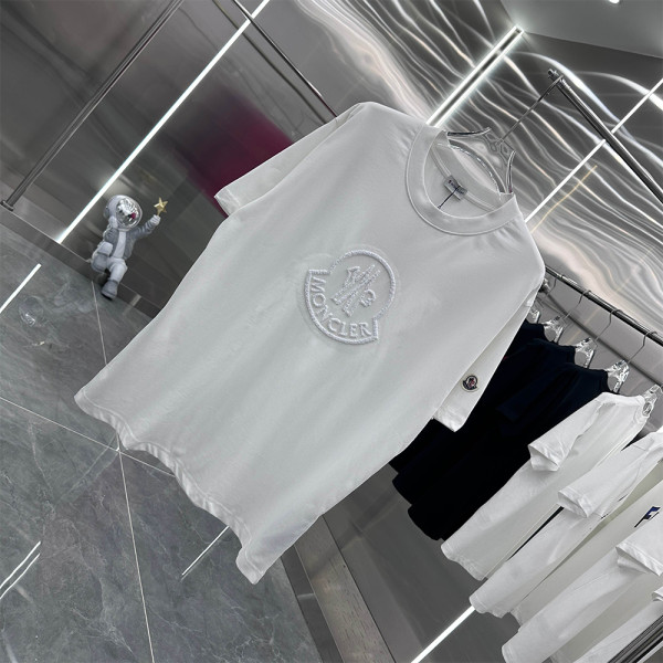 Moncler, Men's T-Shirt, White
