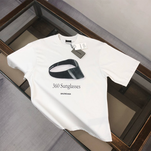 Balenciaga, Men's T-Shirt, White