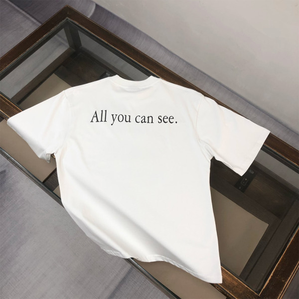 Balenciaga, Men's T-Shirt, White