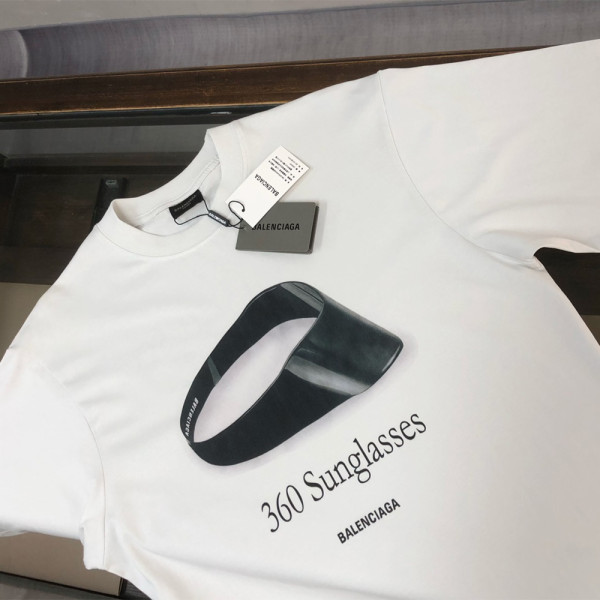 Balenciaga, Men's T-Shirt, White