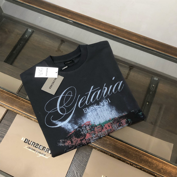 Balenciaga, Men's T-Shirt, Black