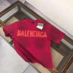 Balenciaga, Men's T-Shirt, Red