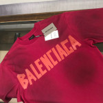 Balenciaga, Men's T-Shirt, Red