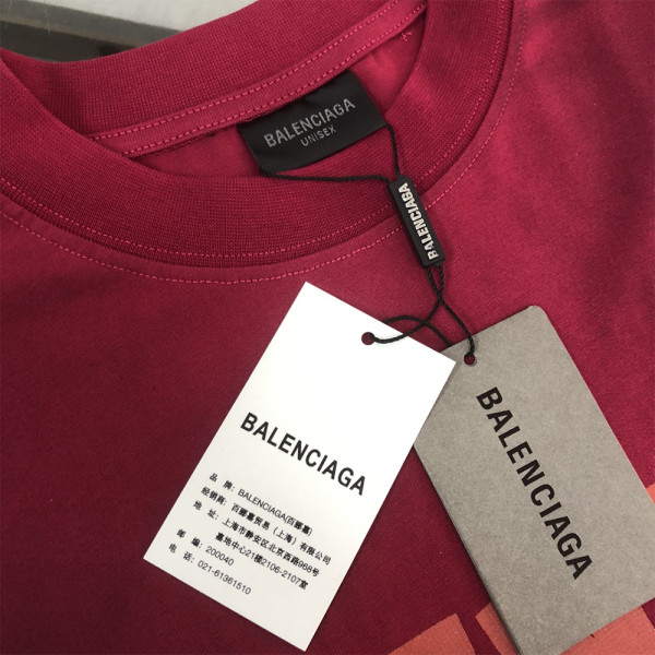 Balenciaga, Men's T-Shirt, Red