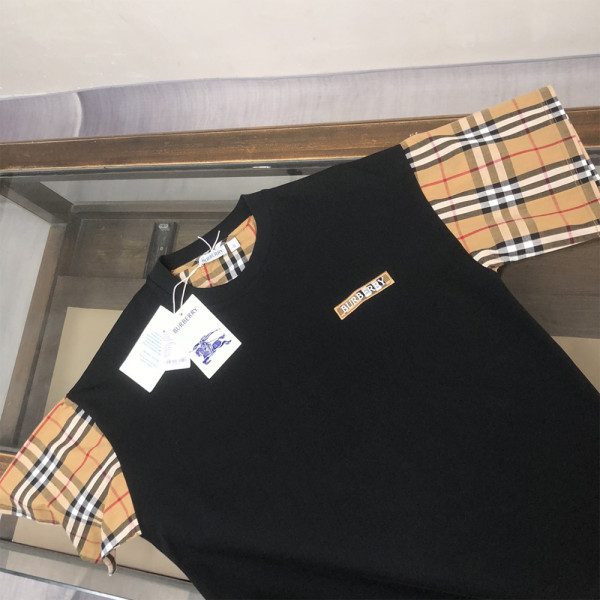Burberry, Men's T-Shirt, Black