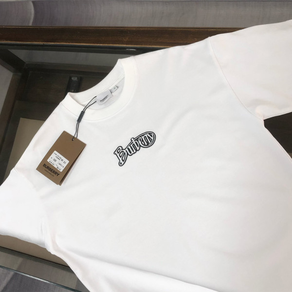 Burberry, Men's T-Shirt, White