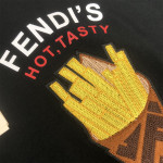 Fendi, Men's T-Shirt, Black