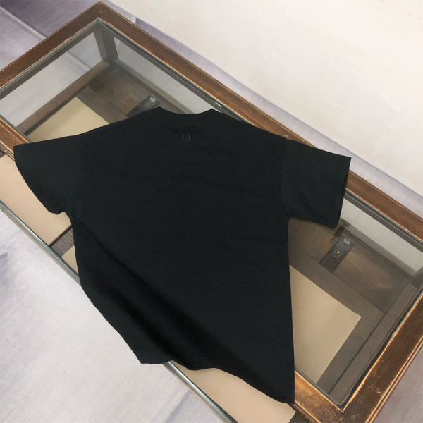 Fendi, Men's T-Shirt, Black