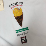 Fendi, Heren T-shirt, Wit