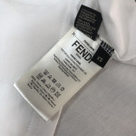 Fendi, Heren T-shirt, Wit