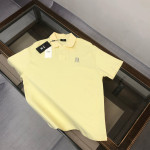 Fendi, Men's Polo, Yellow