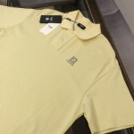 Fendi, Men's Polo, Yellow