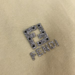Fendi, Men's Polo, Yellow