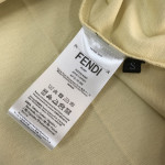 Fendi, Men's Polo, Yellow