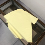 Fendi, Men's Polo, Yellow