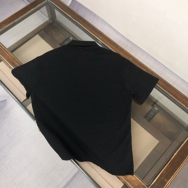 Fendi, Men's Polo, Black