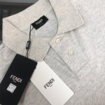 Fendi, Men's Polo, Creme
