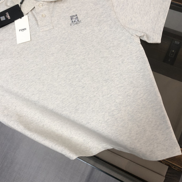 Fendi, Men's Polo, Creme