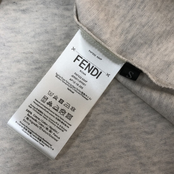Fendi, Men's Polo, Creme