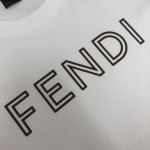 Fendi, Men's T-Shirt, White