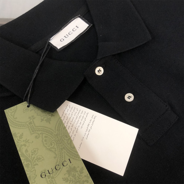 Gucci, Men's Polo, Black