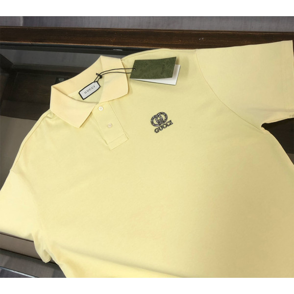 Gucci, Men's Polo, Yellow