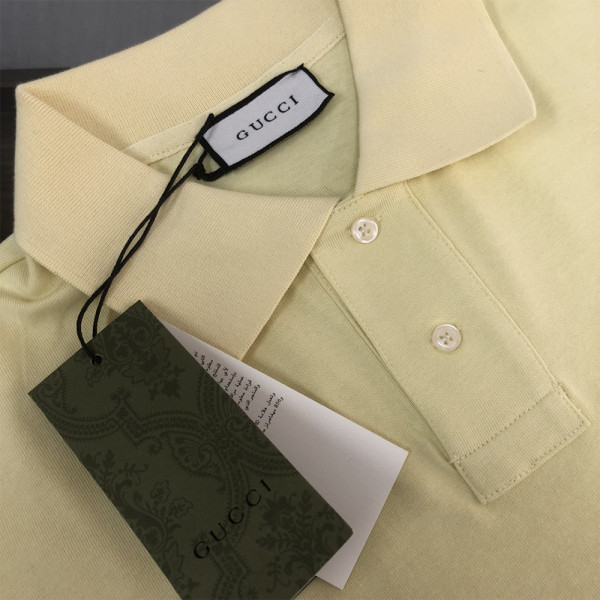 Gucci, Men's Polo, Yellow