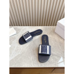 Christian Dior, Women's Slipper, Navy