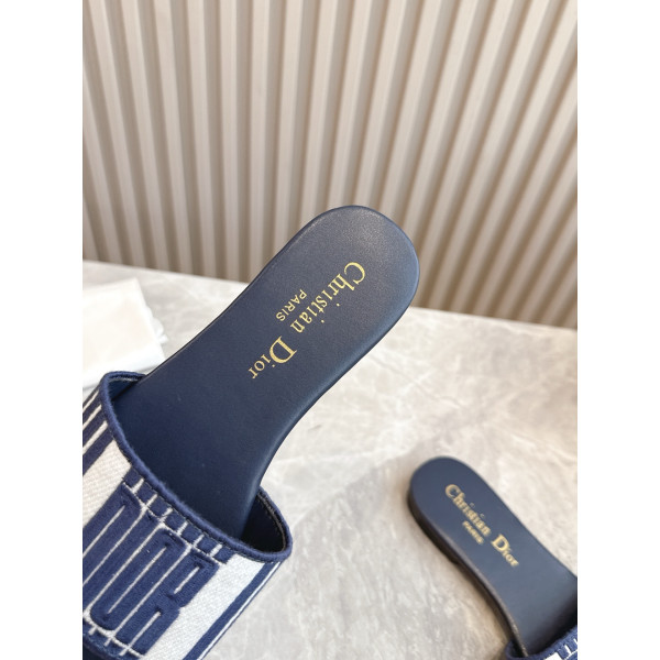 Christian Dior, Women's Slipper, Navy